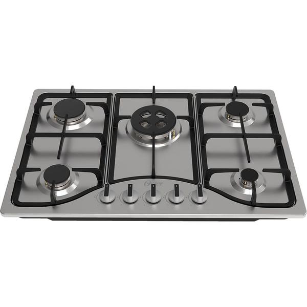 Imagem de Cooktop oster 5 bocas inox gas otop701 bivolt ferro fundido otop701-biv