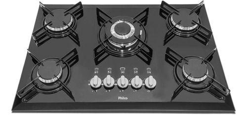 Imagem de Cooktop Philco Com Tripla Chama 5 Bocas - Acend. Automático