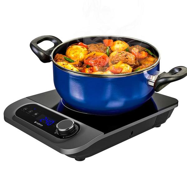 Imagem de Cooktop por Indução 1 Boca 8 Níveis de Potência Cadence Perfect Cuisine FOG601 1250W 127v