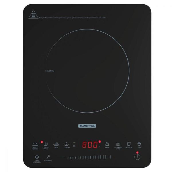 Cooktop Portátil Indução Tramontina Touch 127 V. 94714131 Imagem de Cooktop Portátil Indução Tramontina Touch 127 V. 94714131