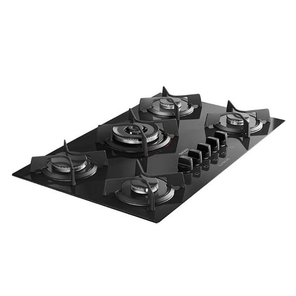 Imagem de Cooktop Supreme 5 Bocas com Mesa de Vidro e Tripla Chama Dako