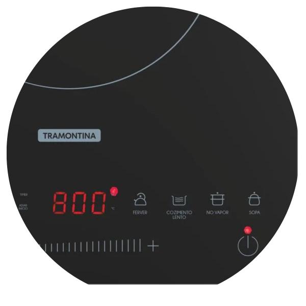 Imagem de Cooktop Tramontina Eletrico Ou Inducao Slim Touch 127v Ei30