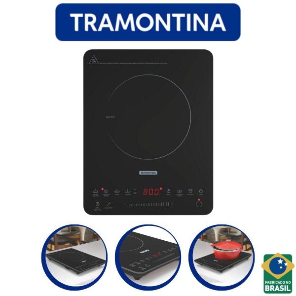 Imagem de Cooktop Tramontina Eletrico Ou Inducao Slim Touch 220v Ei30