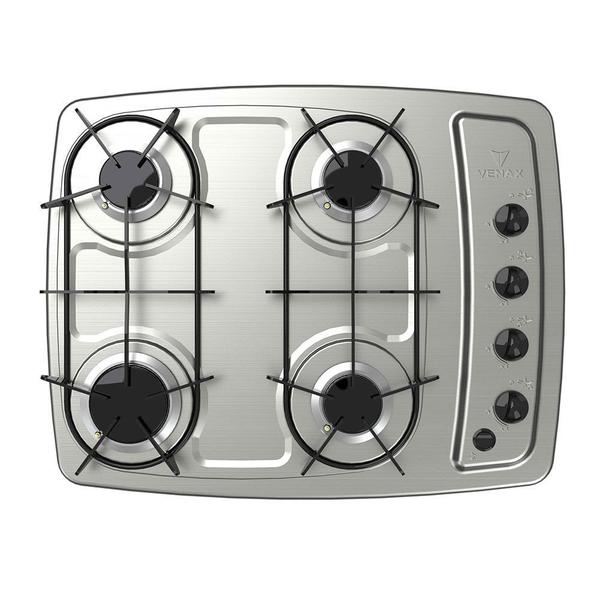 Imagem de Cooktop Venax Cook 4 Queimadores Inox GLP 7262