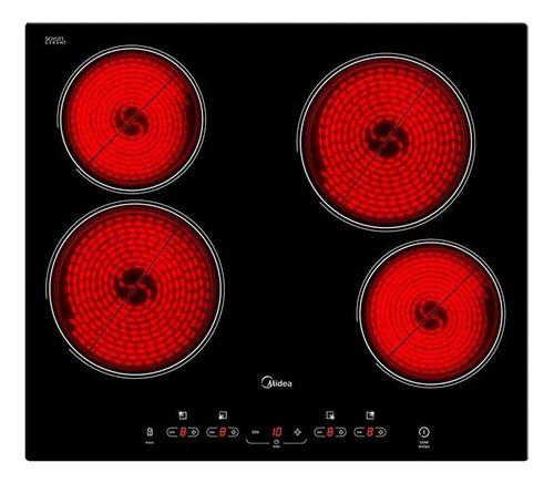 Imagem de Cooktop Vitrocerâmico 220v 4 Bocas Midea Deslig Automático