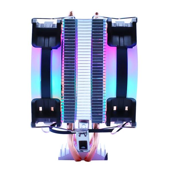 Imagem de Cooler Duplo Com Cobre LED GMRGB INTEL/AMD 4PIN PC Gamer