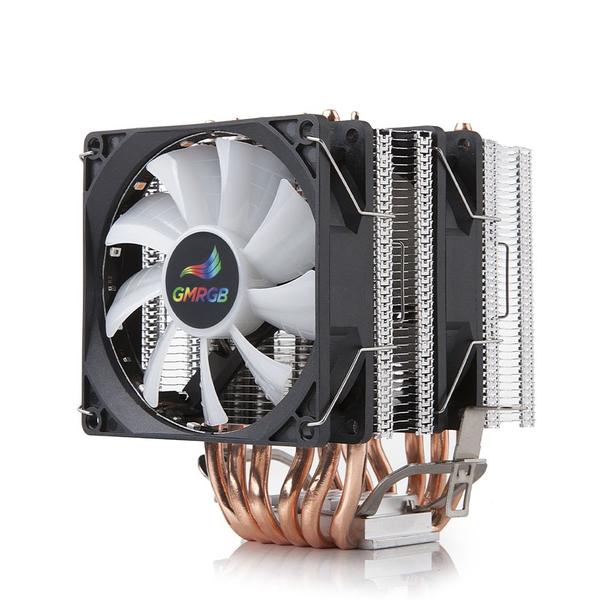 Imagem de Cooler Duplo Com Cobre LED GMRGB INTEL/AMD 4PIN PC Gamer