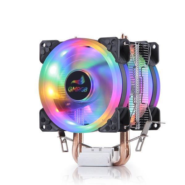 Imagem de Cooler Duplo Para Processador INTEL/AMD Dissipador Cobre LED GMRGB PC Gamer