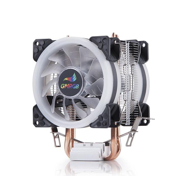 Imagem de Cooler Duplo Para Processador INTEL/AMD Dissipador Cobre LED GMRGB PC Gamer