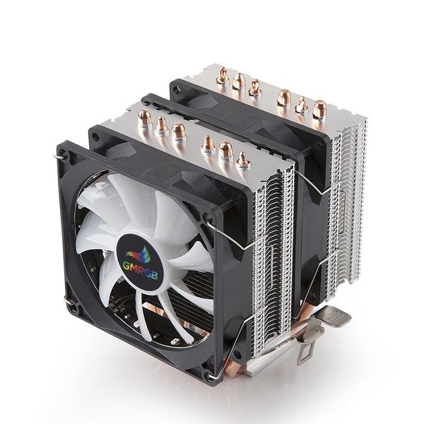 Imagem de Cooler Duplo Para Processador INTEL/AMD Dissipador Cobre LED GMRGB PC Gamer