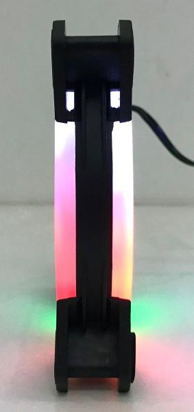 Imagem de Cooler Fan 120mm Com 18 Led Rgb Dupla Face Para Gabinete Cpu