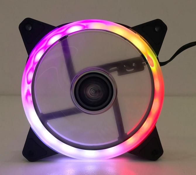 Imagem de Cooler Fan 120mm Com 18 Led Rgb Dupla Face Para Gabinete Cpu