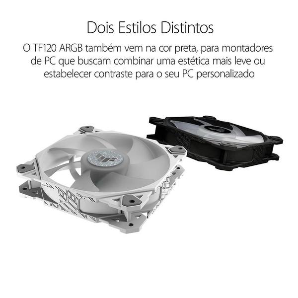 Imagem de Cooler FAN Asus TUF Gaming TF120, 120mm, ARGB, Preto - 90DA0030-B00000