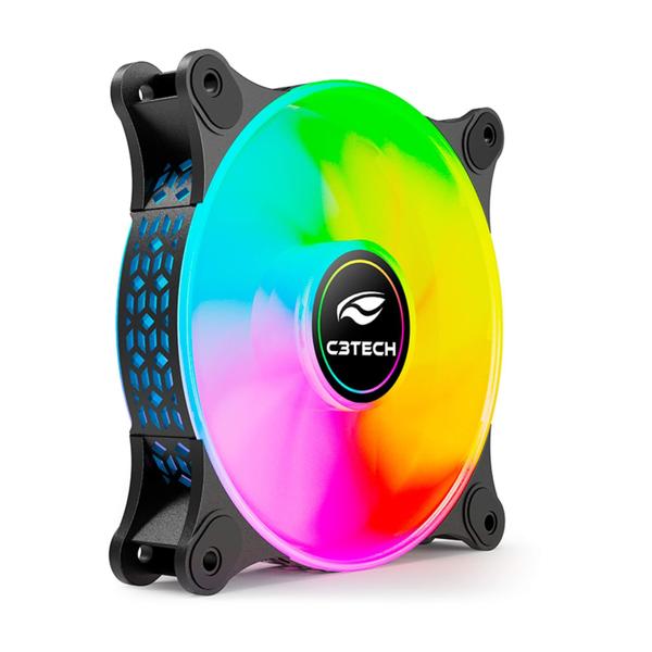 Imagem de Cooler Fan F9-L160BK Preto RGB 12cm C3 TECH - 408230790100