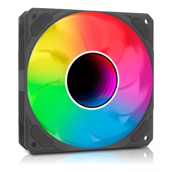 Imagem de Cooler Fan Led Argb 120mm Pc Gabinete Gamer Super Silencioso