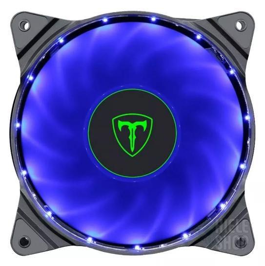 Imagem de Cooler Fan Led Azul 120mm Pc Gabinete Rig T-Dagger