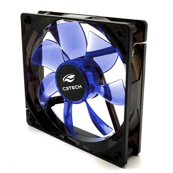 Imagem de Cooler para Gabinete 120X120 LED Azul STORM C3Tech F7-L100BL