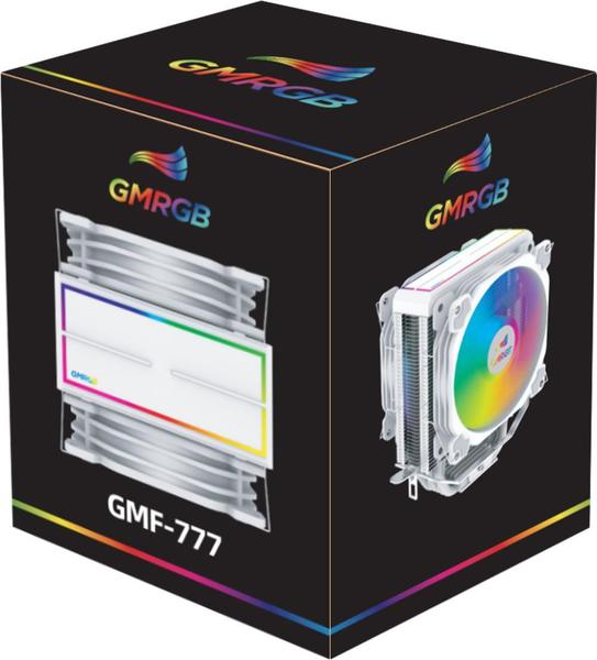 Imagem de Cooler Para Processador Duplo INTEL/AMD Dissipador 6 tubos Cobre LED GMRGB CPU PC GAMER GABINETE