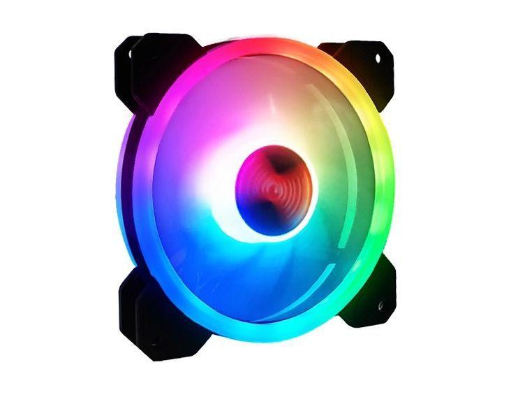 Imagem de Cooler Rgb Fan 120mm (12cm) Dupla Face Para Gabinete