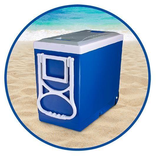 Cooler Térmico Prático Com Rodinhas 32 Litros ul Arqplast Imagem de Cooler Térmico Prático Com Rodinhas 32 Litros ul Arqplast