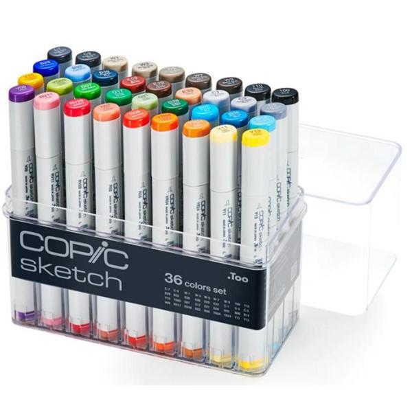 Imagem de Copic Sketch - Estojo com 36 Cores - Marcador Copic Kit