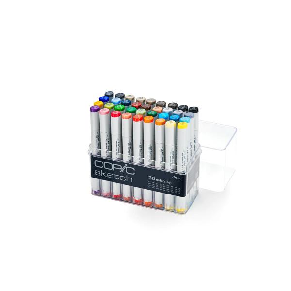 Imagem de Copic Sketch - Estojo com 36 Cores - Marcador Copic Kit