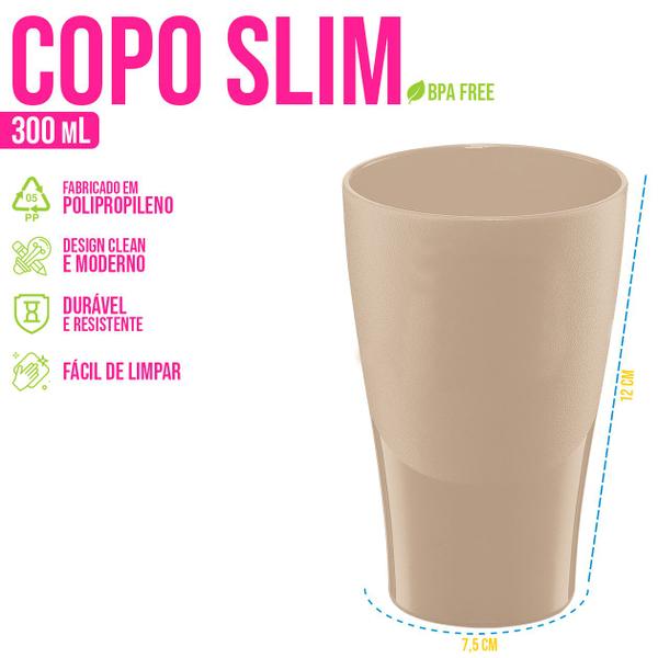 Imagem de Copo 300 ml Café Água Cerveja Alça Unitário Plástico Chopp