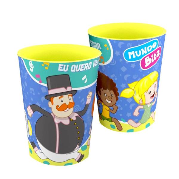 Copo 320ml Estampa Mundo Bita Infantil BPA Free 1 und - Plasútil Imagem de Copo 320ml Estampa Mundo Bita Infantil BPA Free 1 und