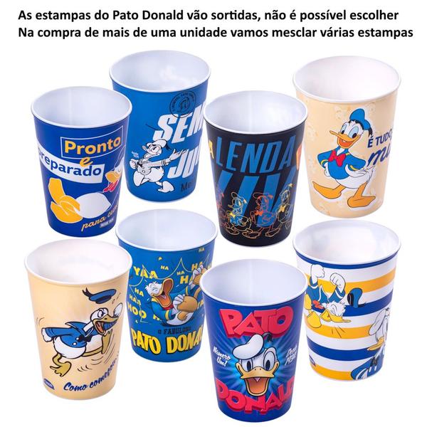 Imagem de Copo 320ml Infantil Estampado Pato Donald Refri e Suco Original Sortido