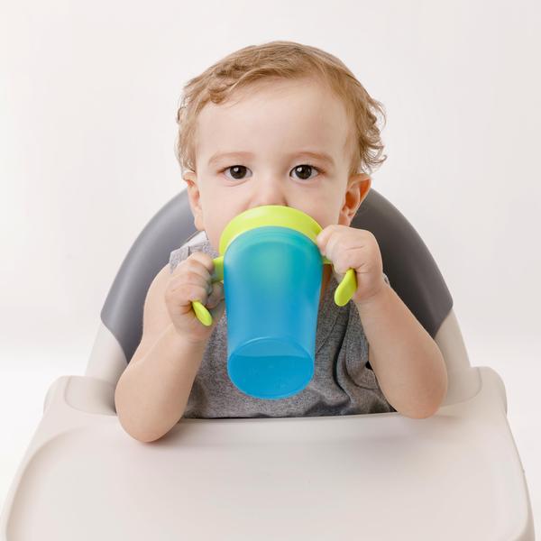 Imagem de Copo 360 de treinamento bebe antivazamento transição infantil com alça buba