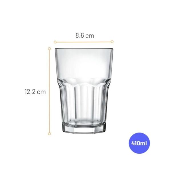 Imagem de Copo 410ml Bristol com 4 Unidades Nadir Figueiredo