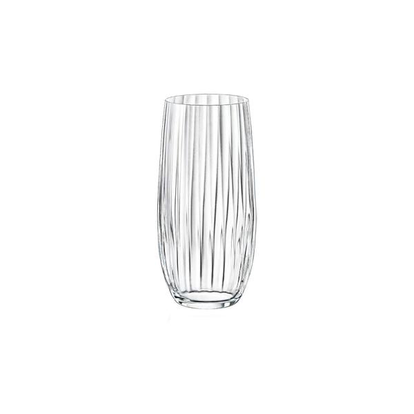 Imagem de Copo Água 350 Ml Cristal Transparente Textura Linear Linha