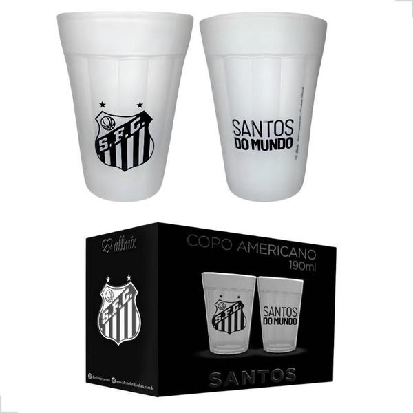 Imagem de Copo Americano Time de Futebol Kit 8 Conjunto Cerveja