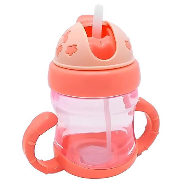 Copo Antivamento Com Alça Canudo Treinamento Infantil - Tesla Store Imagem de Copo Antivamento Com Alça Canudo Treinamento Infantil