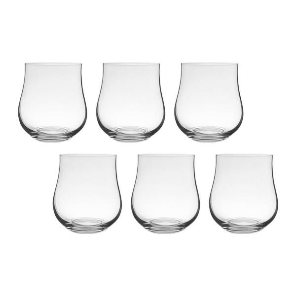 Imagem de Copo Baixo De Cristal Bohemia Para Whisky 350Ml Tulipa 6 Pc