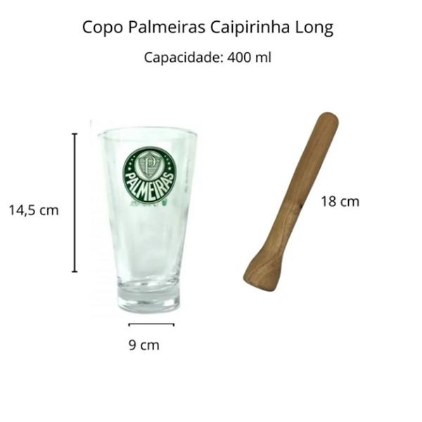 Imagem de Copo caipirinha long - palmeiras