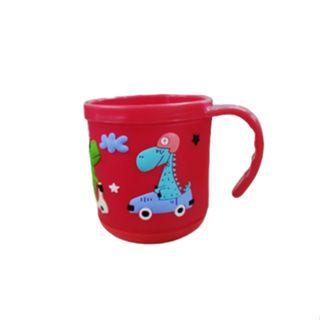 Imagem de Copo caneca infantil de plástico emborrachada 200ml