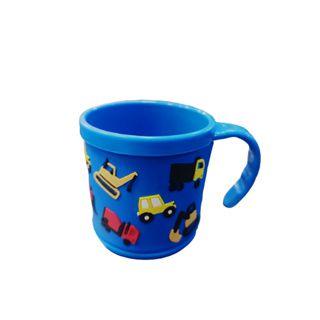 Imagem de Copo caneca infantil de plástico emborrachada 200ml