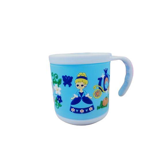 Imagem de Copo caneca infantil de plástico emborrachada 200ml