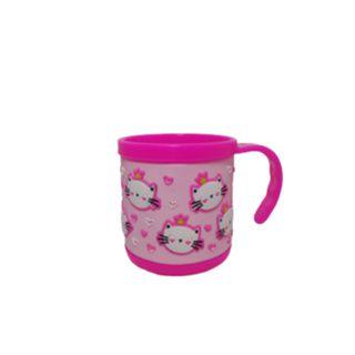 Imagem de Copo caneca infantil de plástico emborrachada 200ml