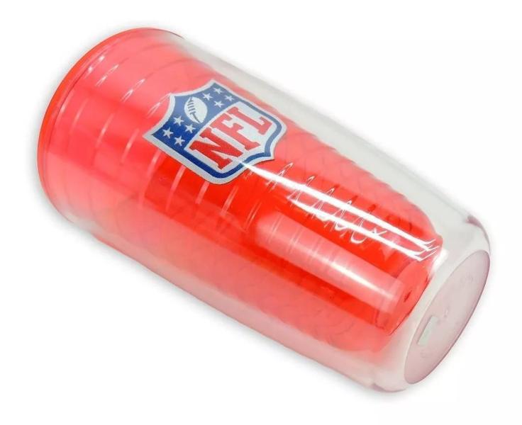 Copo Cerveja NFL Vermelho 450 ML Parede Dupla - Marca NFL Imagem de Copo Cerveja NFL Vermelho 450 ML Parede Dupla - Marca NFL