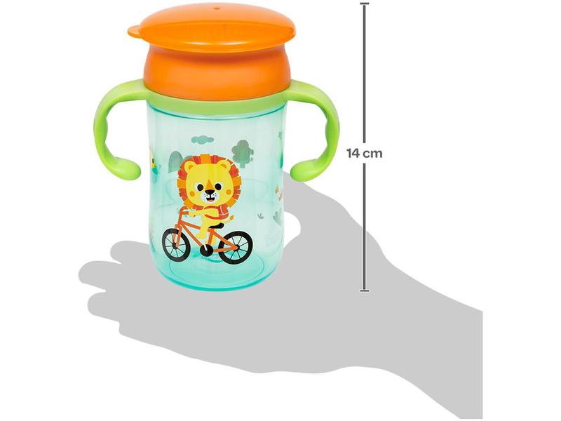 Copo com Alça 300ml Buba Leão Imagem de Copo com Alça 300ml Buba Leão