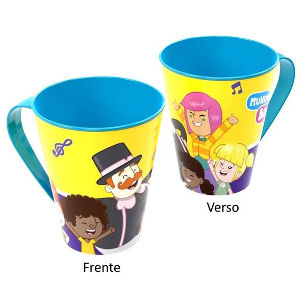 Copo com Alça do Mundo Bita 360ml Infantil Livre BPA - 1 Unidade - Plasútil Imagem de Copo com Alça do Mundo Bita 360ml Infantil Livre BPA - 1 Unidade