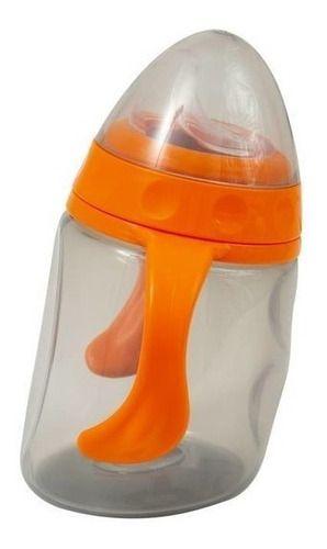 Imagem de Copo Com Alça E Bico Silicone Laranja - 220ml - 8m+ Clingo