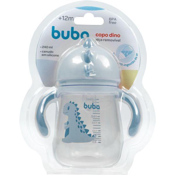 Imagem de Copo com Alça e Canudo Dino 240ml - Buba