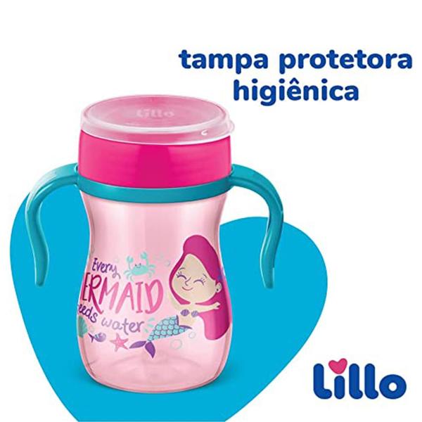 Imagem de Copo Com Alça Evolution 240Ml Para Bebê Com Tampa BPA Free