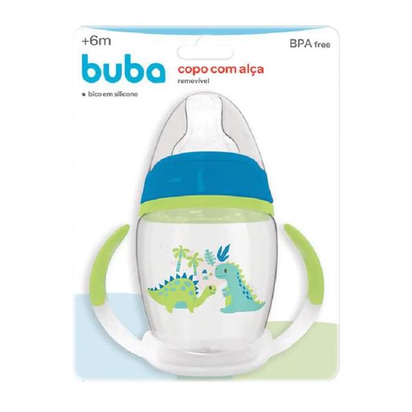 Imagem de Copo com Alça Removível Dino 250ml - BUBA