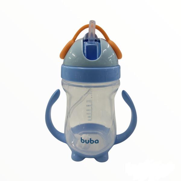 Imagem de Copo Com Alça Removível Fone Musical Buba Azul 300ml