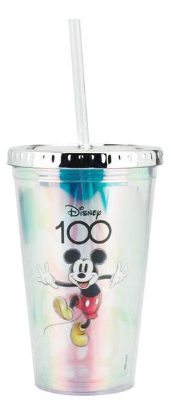 Imagem de Copo Com Canudo Mickey 100 Anos 450ml Disney Original