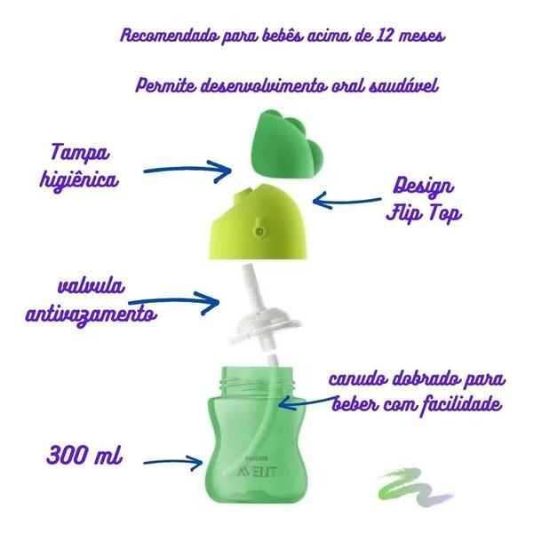 Imagem de  Copo com Canudo Philips Avent My Bendy  300ml